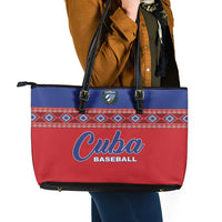 Cuba Baseball Leather Tote Bag Special Version