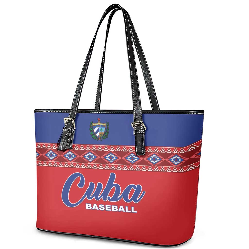 Cuba Baseball Leather Tote Bag Special Version