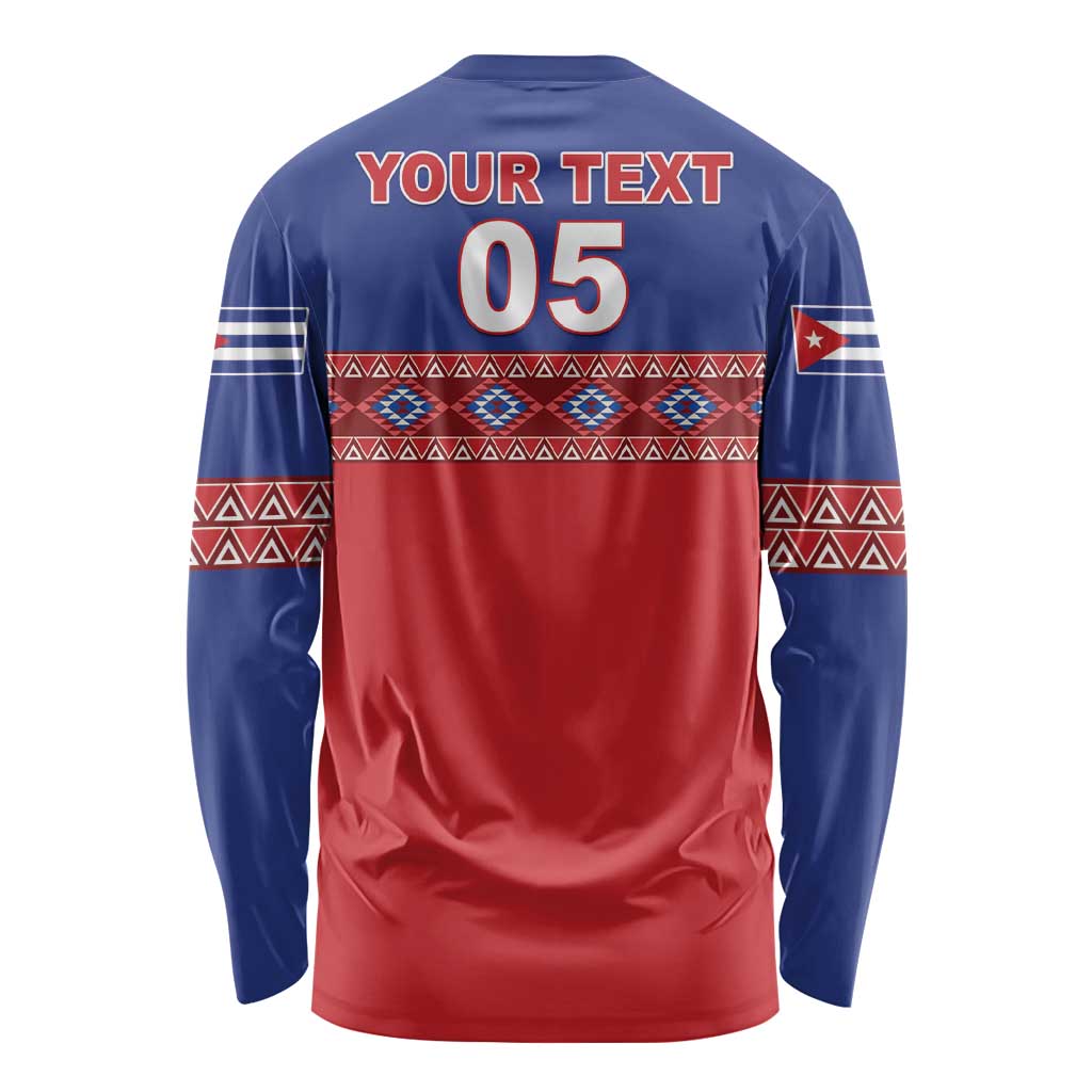 Custom Cuba Baseball Long Sleeve Shirt Special Version