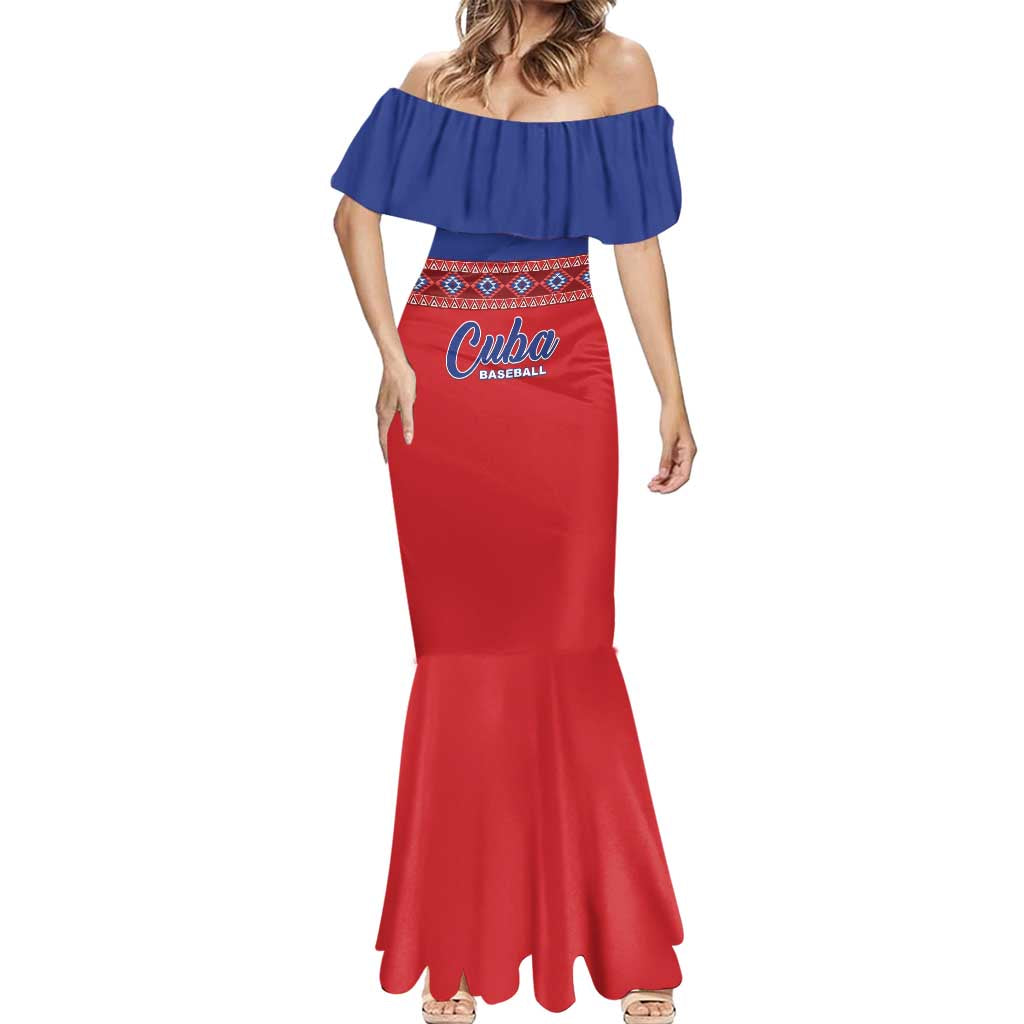 Custom Cuba Baseball Mermaid Dress Special Version