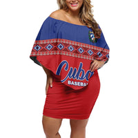 Custom Cuba Baseball Off Shoulder Short Dress Special Version