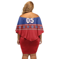 Custom Cuba Baseball Off Shoulder Short Dress Special Version