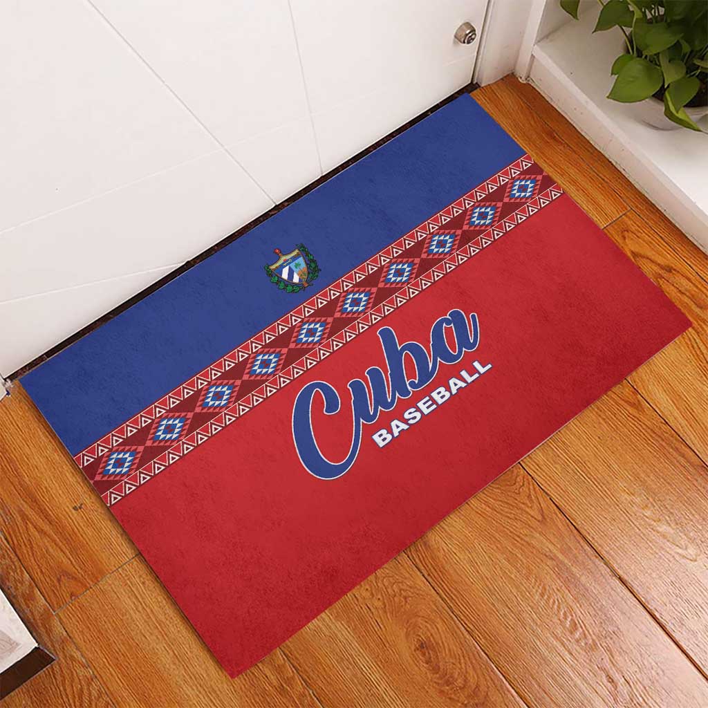 Cuba Baseball Rubber Doormat Special Version