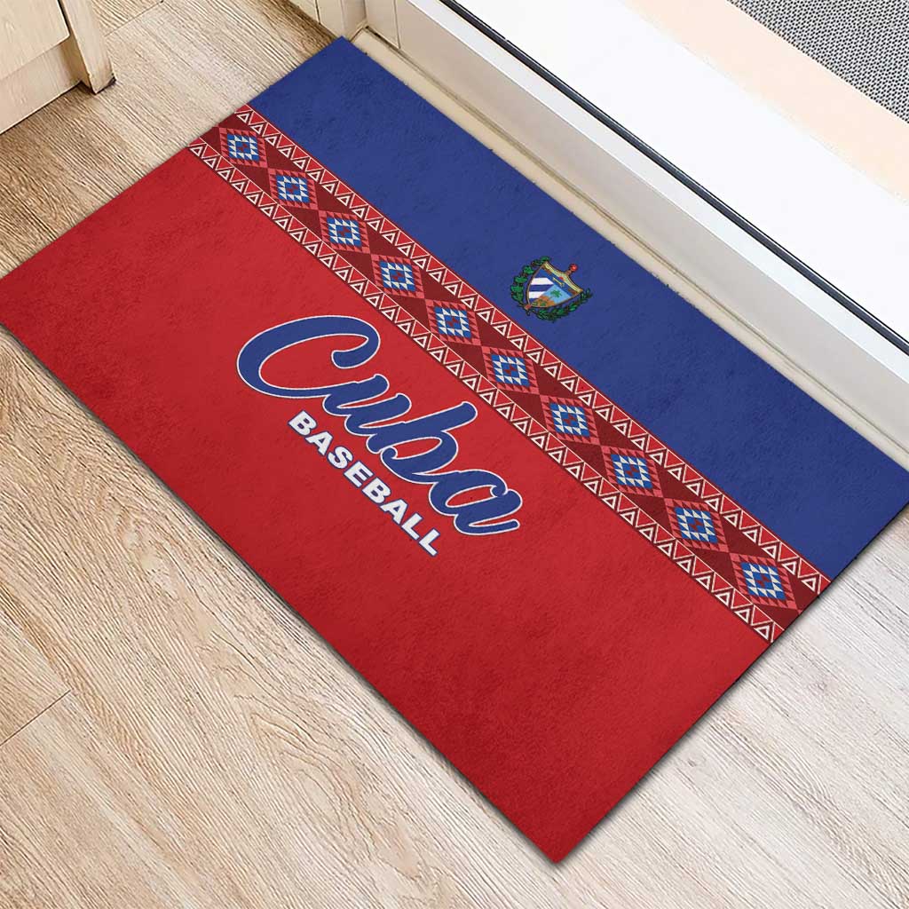 Cuba Baseball Rubber Doormat Special Version