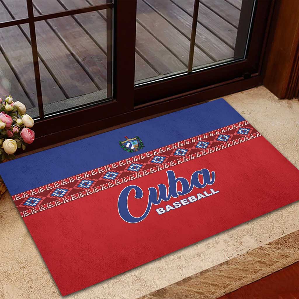Cuba Baseball Rubber Doormat Special Version