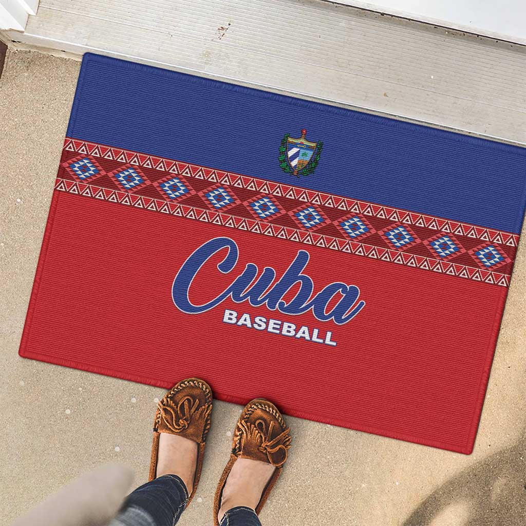 Cuba Baseball Rubber Doormat Special Version