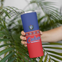 Custom Cuba Baseball Skinny Tumbler Special Version
