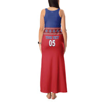Custom Cuba Baseball Tank Maxi Dress Special Version