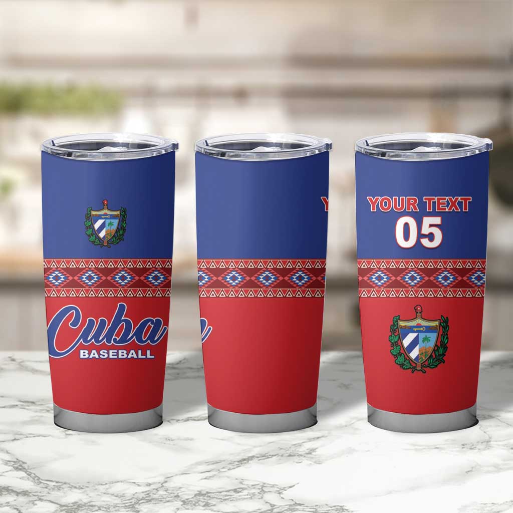 Custom Cuba Baseball Tumbler Cup Special Version