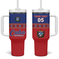 Custom Cuba Baseball Tumbler With Handle Special Version