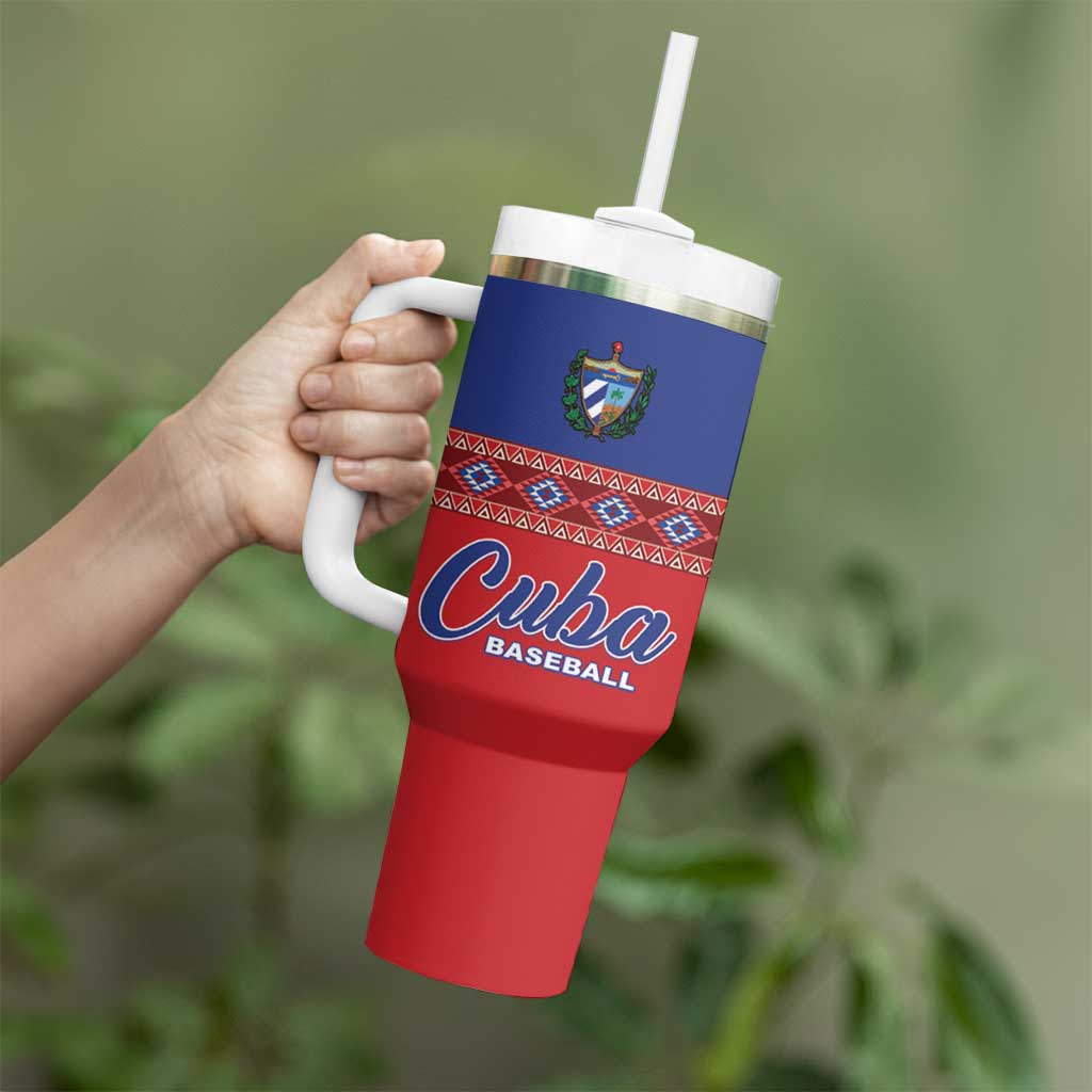 Custom Cuba Baseball Tumbler With Handle Special Version