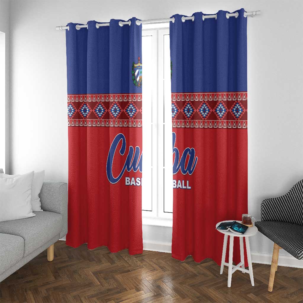Cuba Baseball Window Curtain Special Version