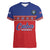 Custom Cuba Baseball Women V-Neck T-Shirt Special Version