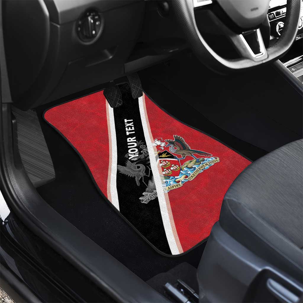 Trinidad and Tobago Car Mats Coat Of Arms Flag Style