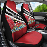 Trinidad and Tobago Car Seat Cover Coat Of Arms Flag Style