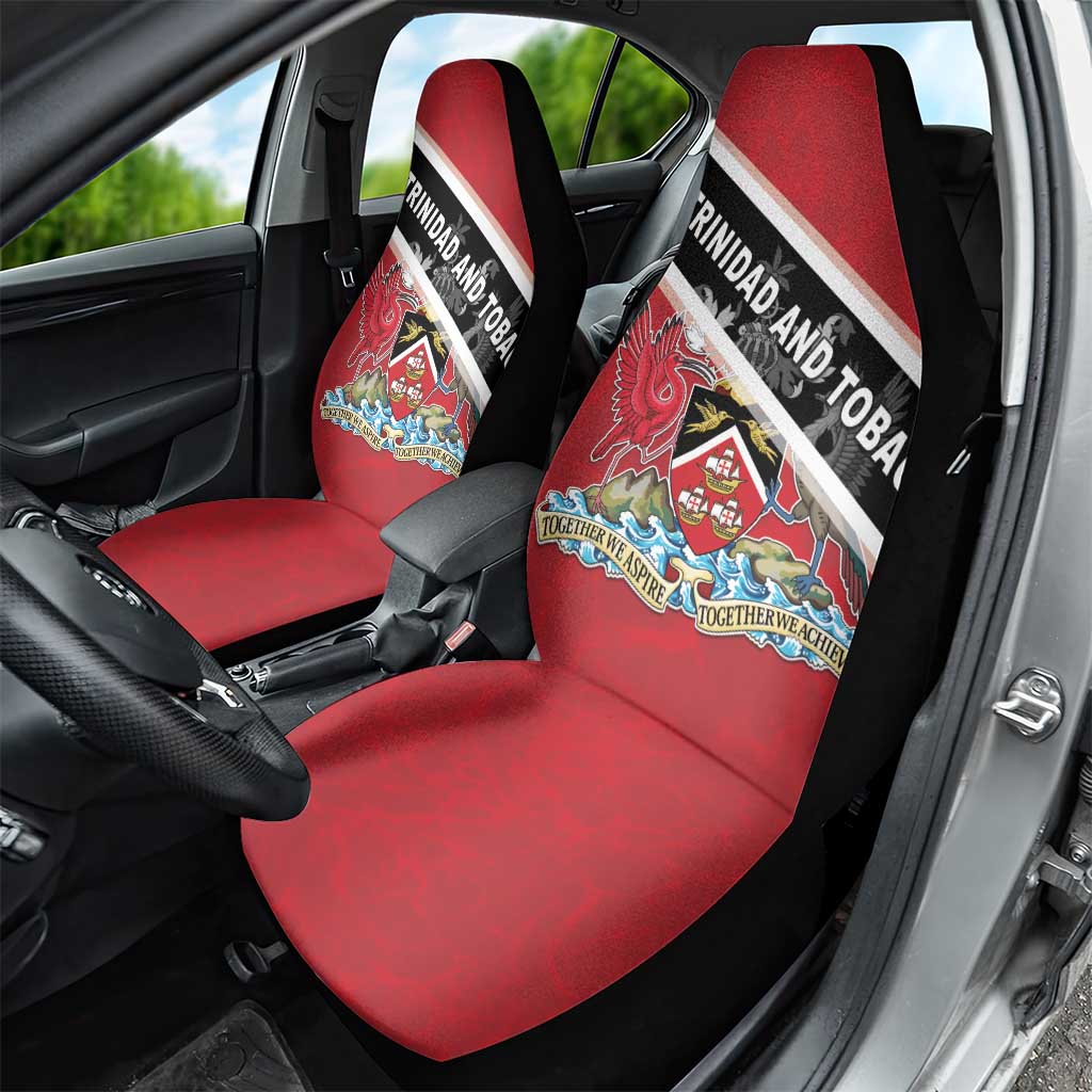 Trinidad and Tobago Car Seat Cover Coat Of Arms Flag Style