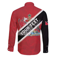 Personalized Trinidad and Tobago Family Matching Tank Maxi Dress and Hawaiian Shirt Coat Of Arms Flag Style