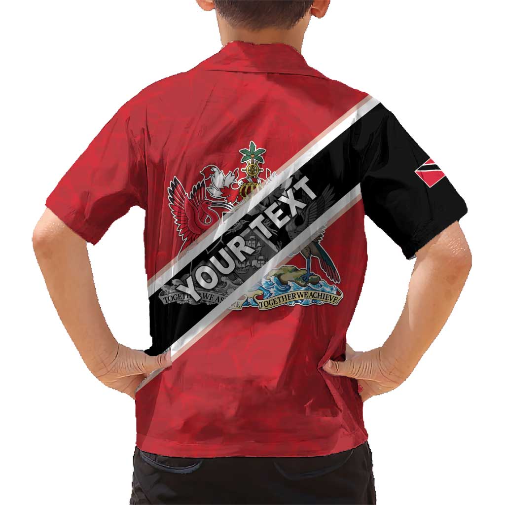 Personalized Trinidad and Tobago Hawaiian Shirt Coat Of Arms Flag Style
