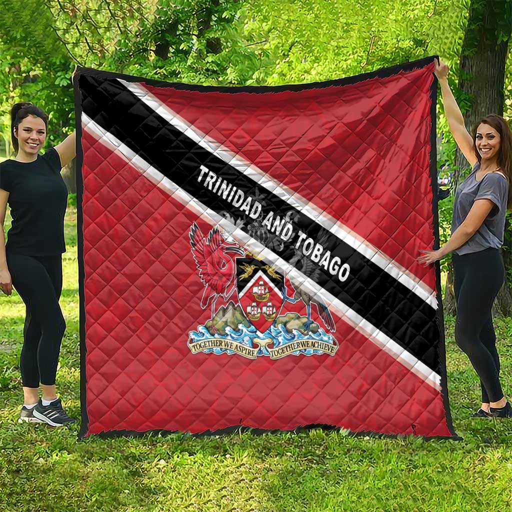 Trinidad and Tobago Quilt Coat Of Arms Flag Style