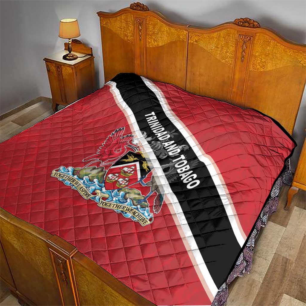Trinidad and Tobago Quilt Coat Of Arms Flag Style