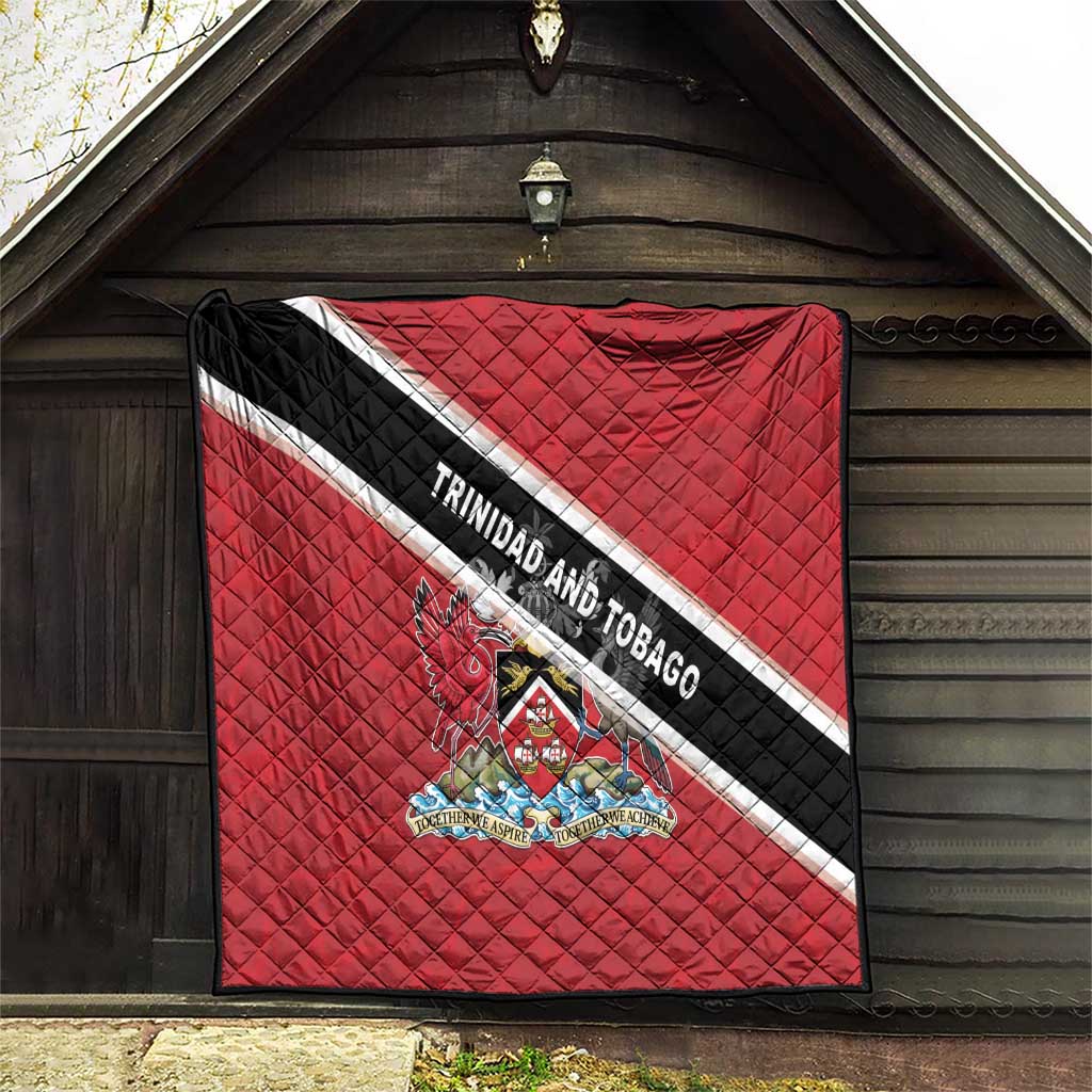 Trinidad and Tobago Quilt Coat Of Arms Flag Style