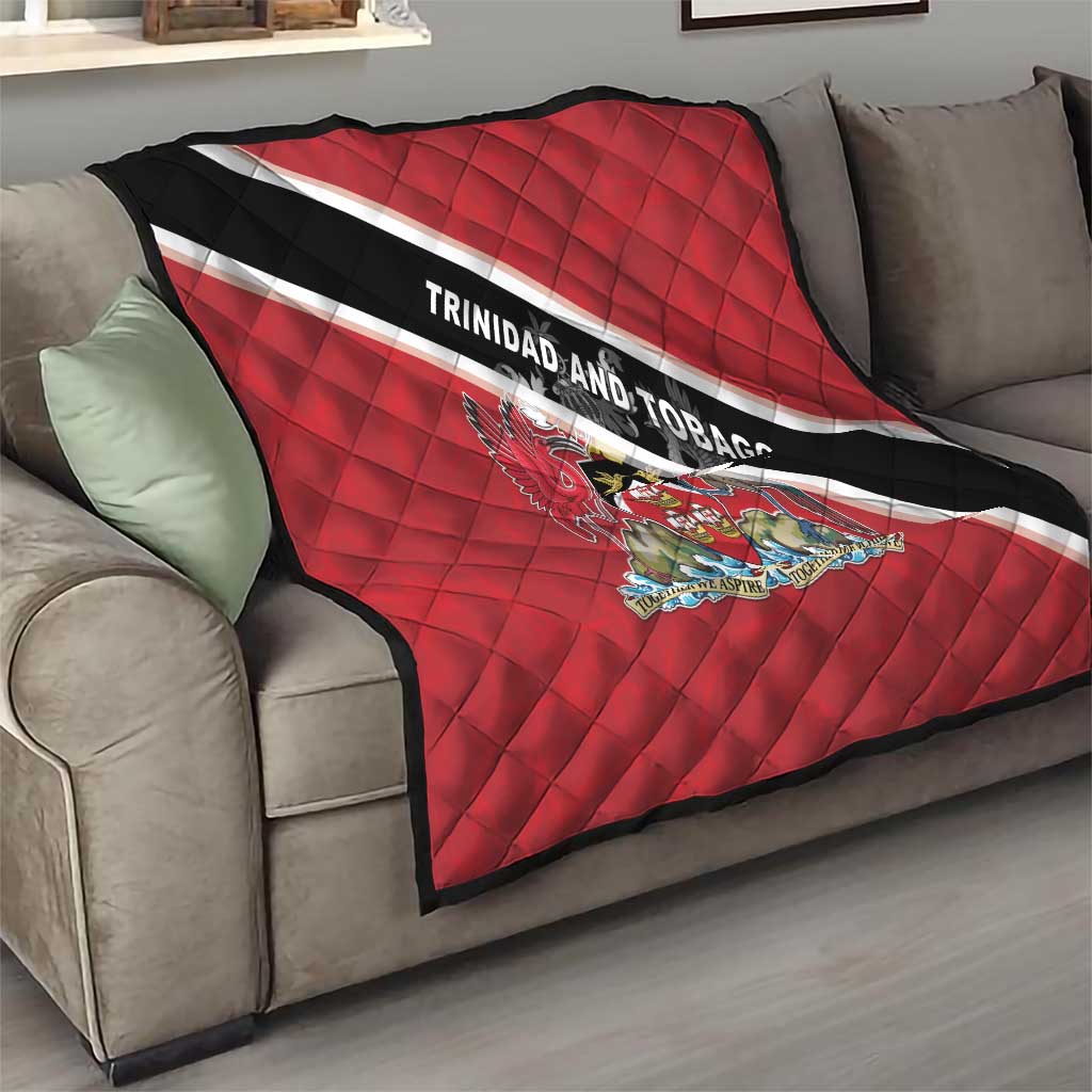 Trinidad and Tobago Quilt Coat Of Arms Flag Style