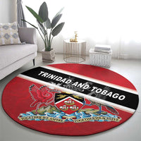 Trinidad and Tobago Round Carpet Coat Of Arms Flag Style