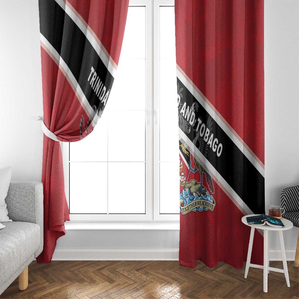 Trinidad and Tobago Window Curtain Coat Of Arms Flag Style