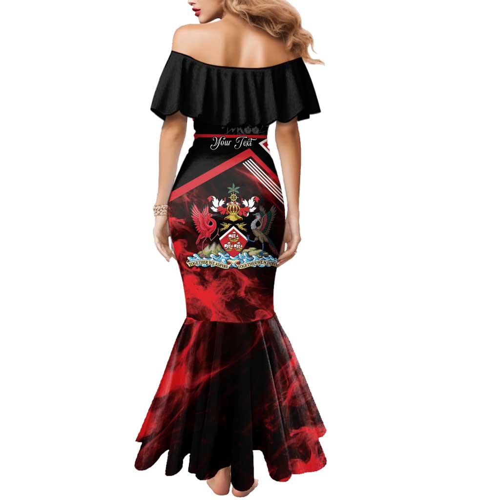 Personalized Trinidad and Tobago Family Matching Mermaid Dress and Hawaiian Shirt Unique Style