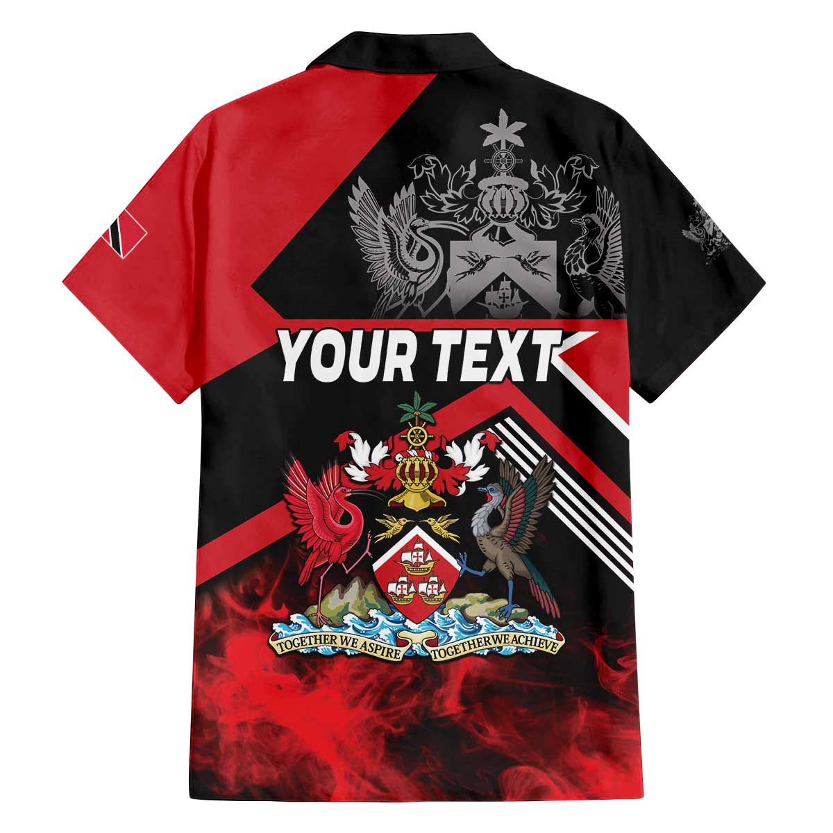 Personalized Trinidad and Tobago Family Matching Off The Shoulder Long Sleeve Dress and Hawaiian Shirt Unique Style