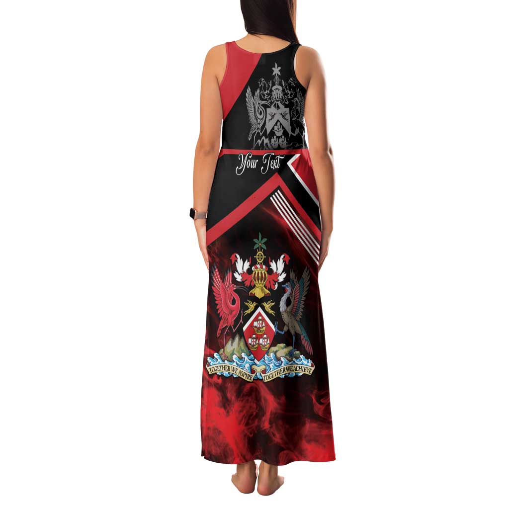 Personalized Trinidad and Tobago Family Matching Tank Maxi Dress and Hawaiian Shirt Unique Style