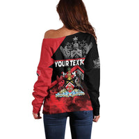 Personalized Trinidad and Tobago Off Shoulder Sweater Unique Style