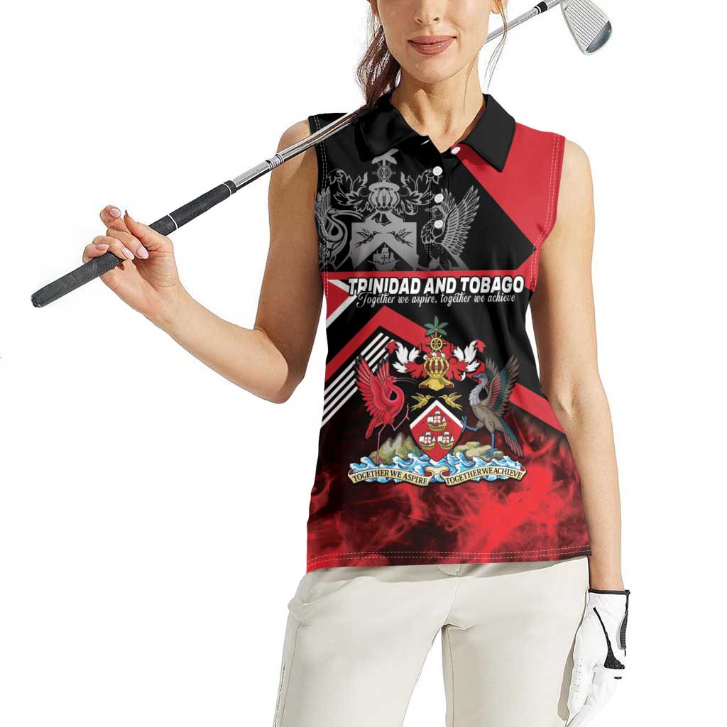 Personalized Trinidad and Tobago Women Sleeveless Polo Shirt Unique Style