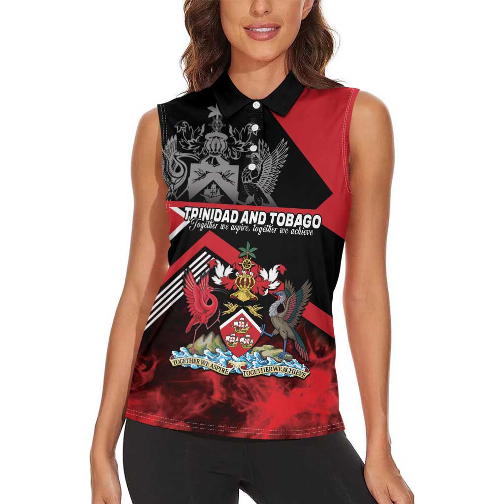 Personalized Trinidad and Tobago Women Sleeveless Polo Shirt Unique Style