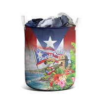 Puerto Rico Coqui Frog Laundry Basket Happy Emancipation Day