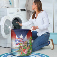 Puerto Rico Coqui Frog Laundry Basket Happy Emancipation Day
