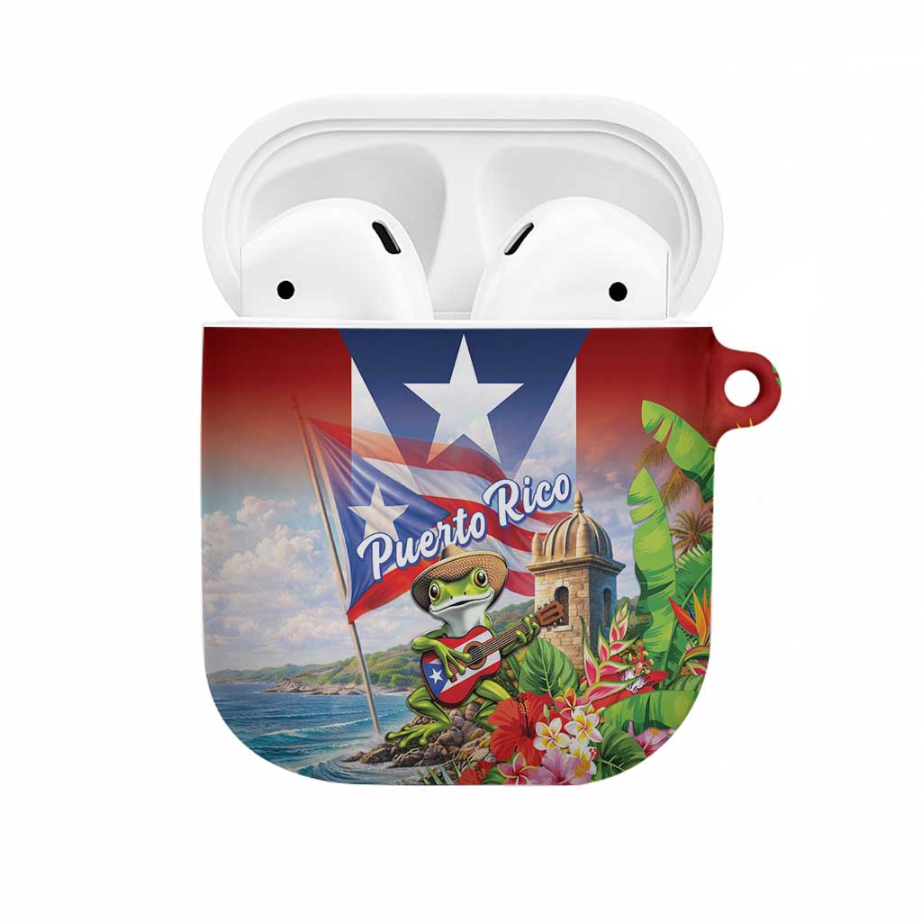 Puerto Rico Coqui Frog AirPods Case Happy Emancipation Day