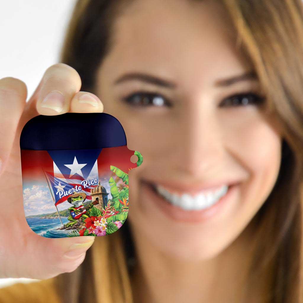 Puerto Rico Coqui Frog AirPods Case Happy Emancipation Day