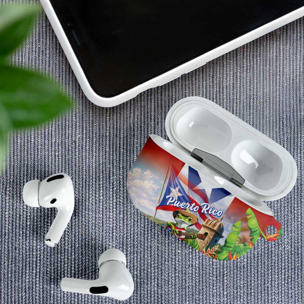 Puerto Rico Coqui Frog AirPods Case Happy Emancipation Day
