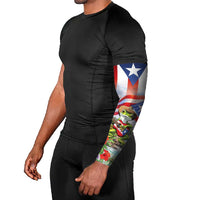 Puerto Rico Coqui Frog Arm Sleeves Happy Emancipation Day