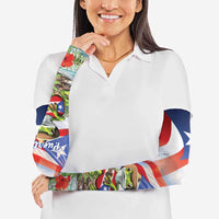 Puerto Rico Coqui Frog Arm Sleeves Happy Emancipation Day