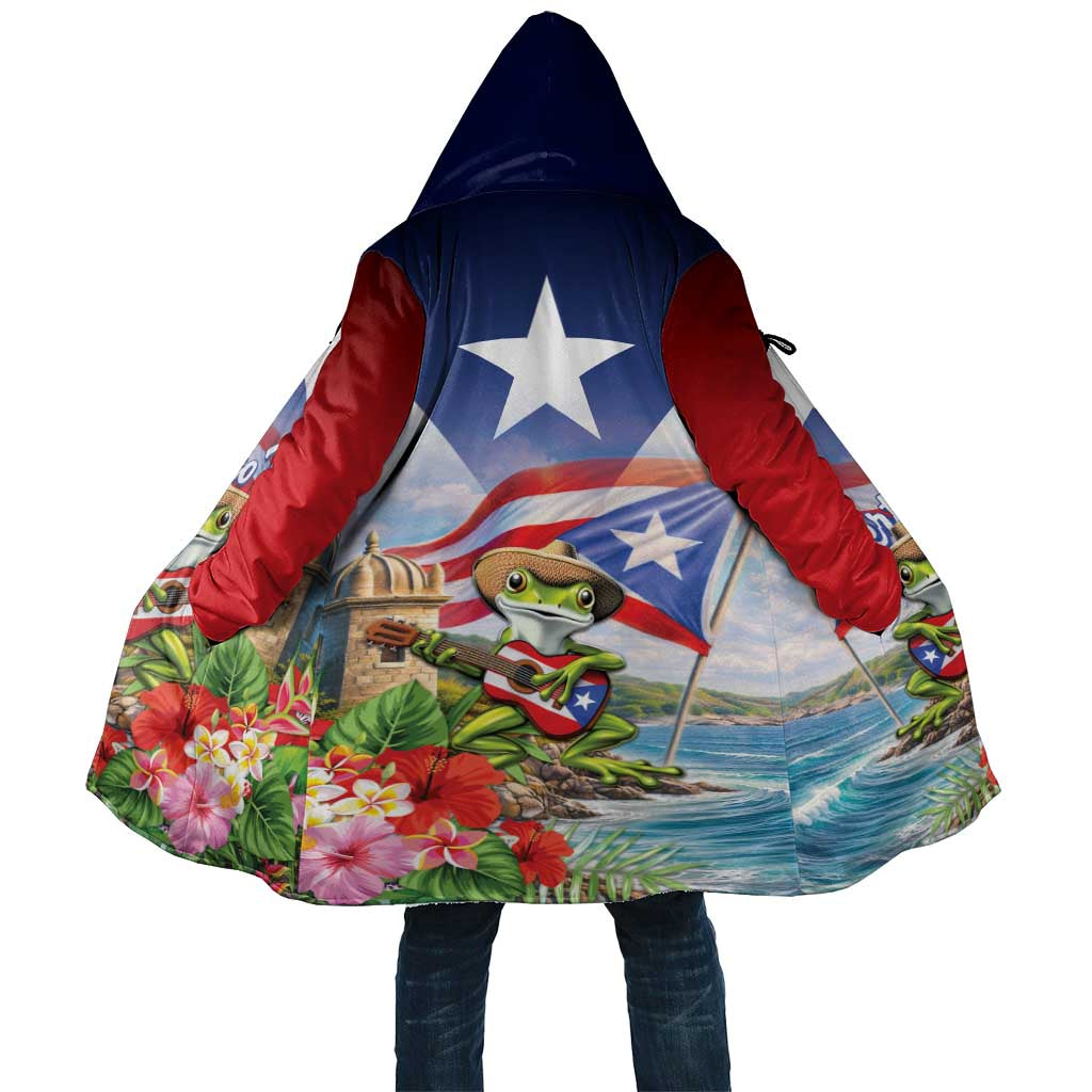 Puerto Rico Coqui Frog Cloak Happy Emancipation Day