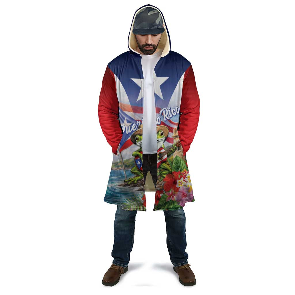 Puerto Rico Coqui Frog Cloak Happy Emancipation Day