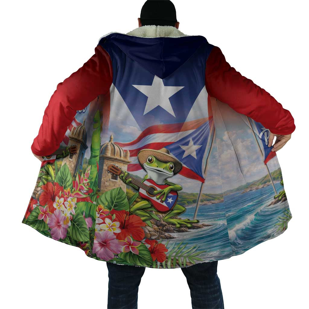 Puerto Rico Coqui Frog Cloak Happy Emancipation Day