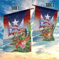Puerto Rico Coqui Frog Garden Flag Happy Emancipation Day