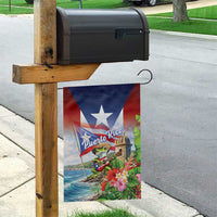 Puerto Rico Coqui Frog Garden Flag Happy Emancipation Day