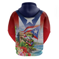 Puerto Rico Coqui Frog Hoodie Happy Emancipation Day