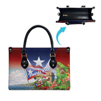 Puerto Rico Coqui Frog Leather Bag Happy Emancipation Day
