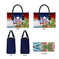 Puerto Rico Coqui Frog Leather Bag Happy Emancipation Day