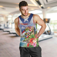 Puerto Rico Coqui Frog Men Tank Top Happy Emancipation Day